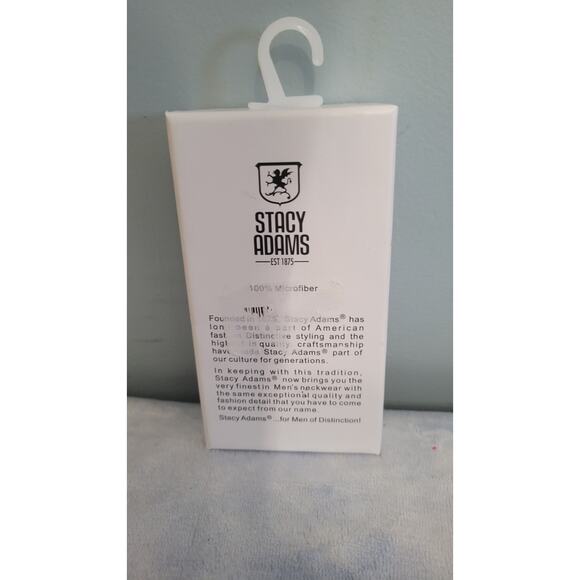 Stacy Adams Black Paisley Bow Tie Pre-Tied Formal Tuxedo New in Box - Picture 3 of 4